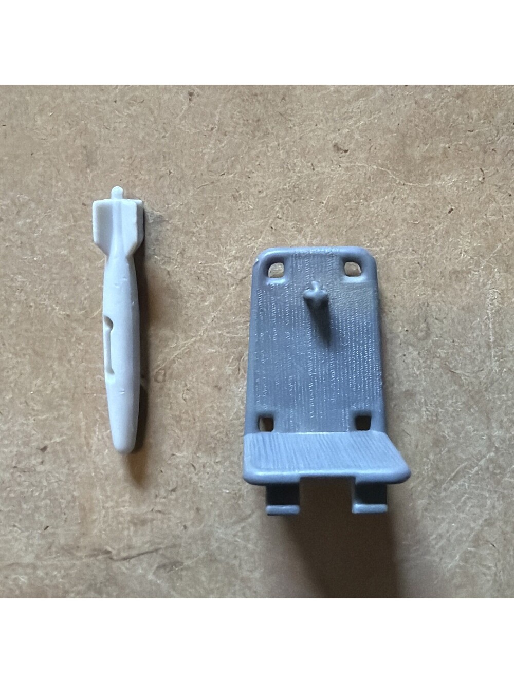 GI Joe Tomahawk Helicopter Parts Lot 1986 Front Gun Seat & Missile ARAH VTG